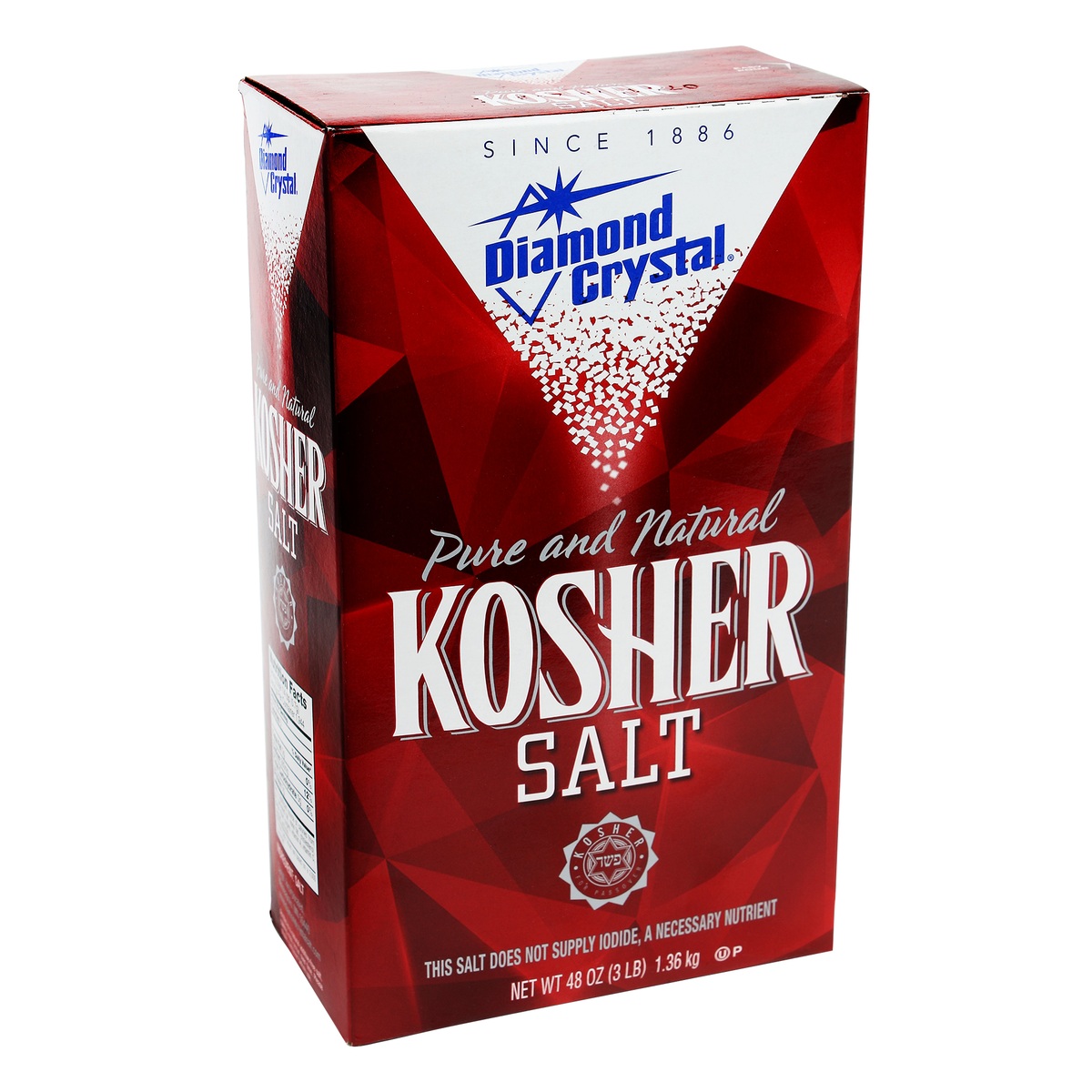 DIAMOND CRYSTAL KOSHER SALT 1.36 KG