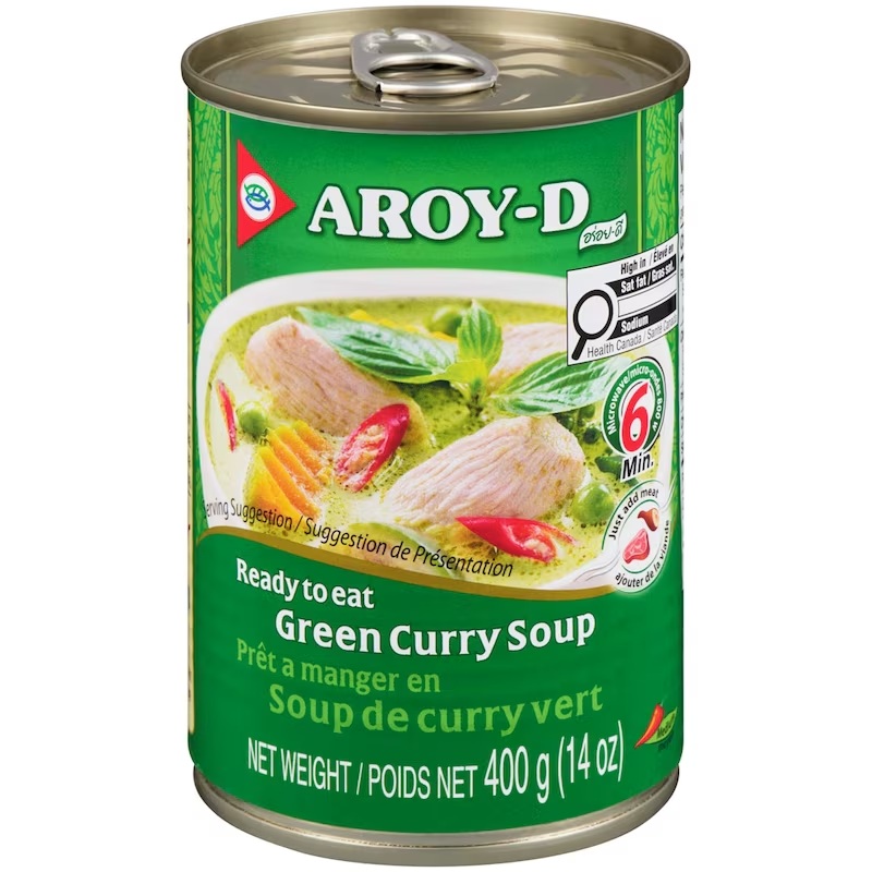 AROY-D CANNED GREEN CURRY 400G