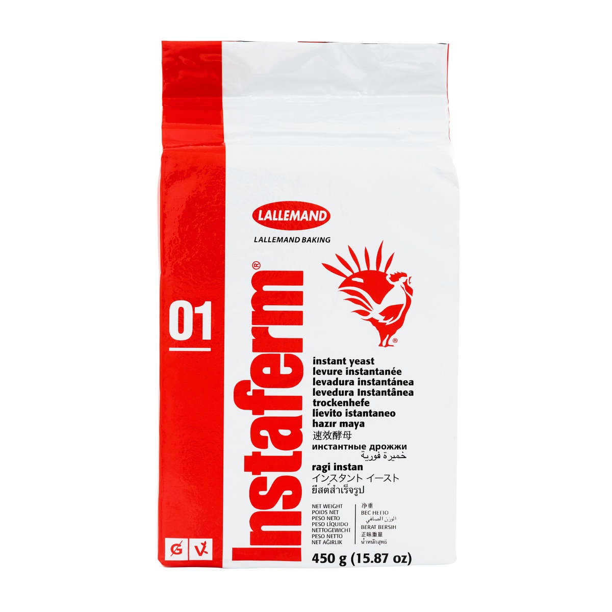 FERMIPAN ACTIVE DRY INSTAFERM YEAST 454 GR