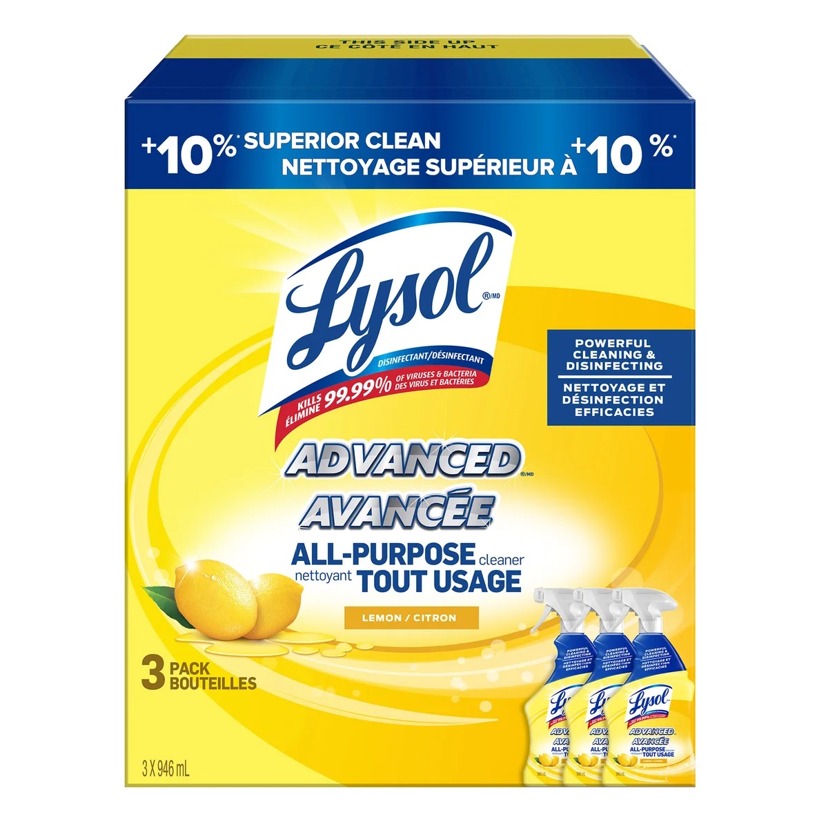 LYSOL ALL-PURPOSE CLEANER 3 X 936ml