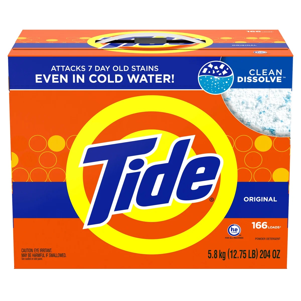 TIDE ORIGINAL HIGH-EFFICIENCY LAUNDRY POWDER 166 LOADS