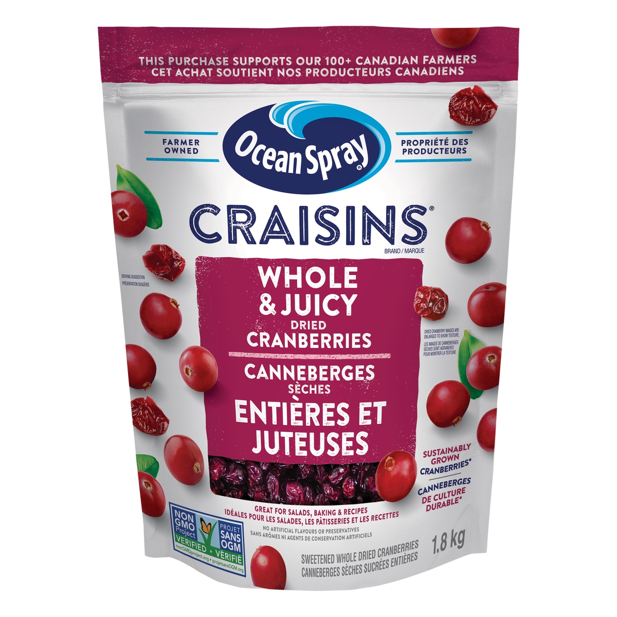 OCEAN SPRAY CRAISINS 1.8 kg