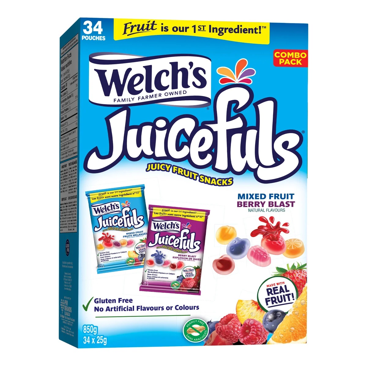 WELCH'S JUICEFULS 34 X 25G
