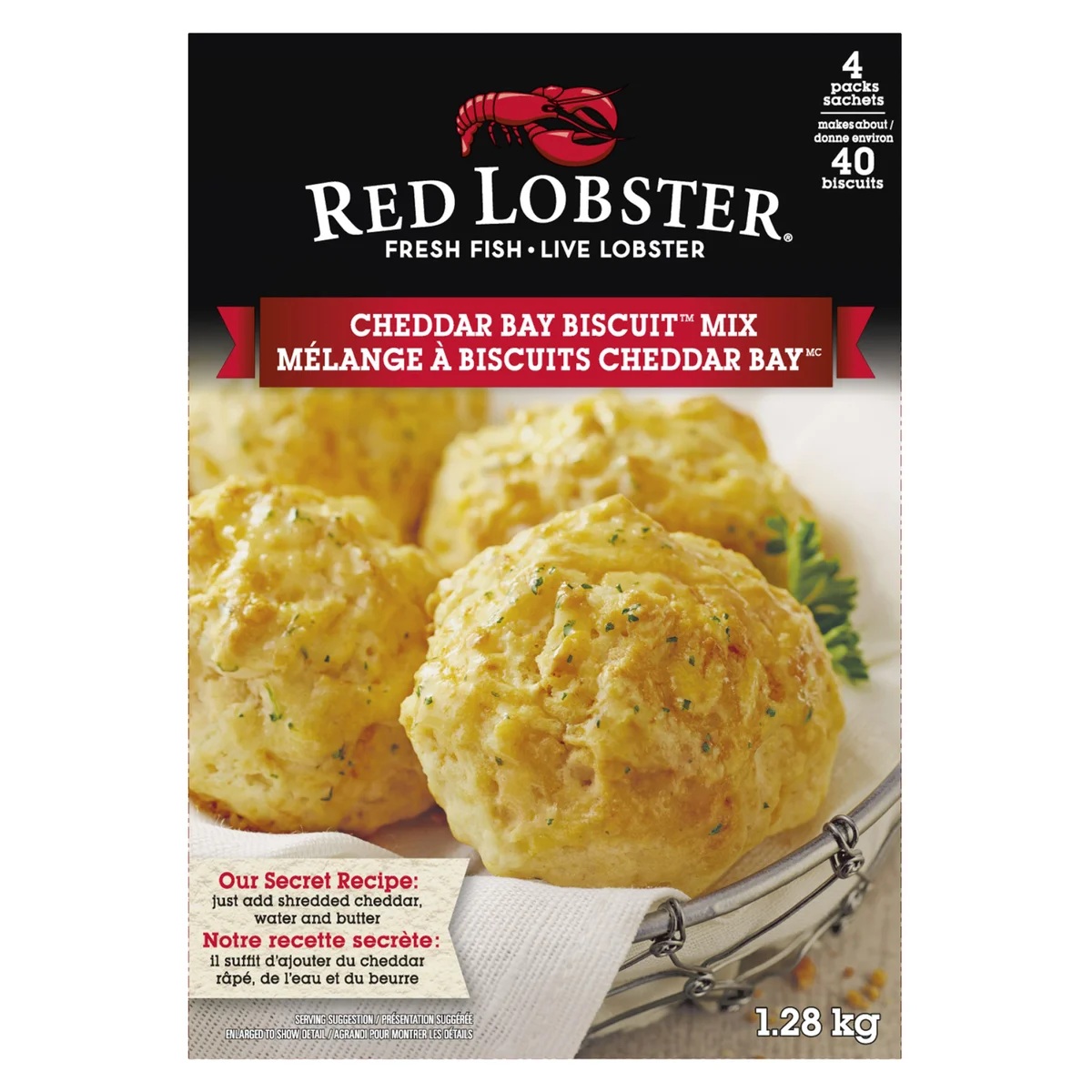 RED LOBSTER CHEDDAR BISCUIT MIX 1.28 KG