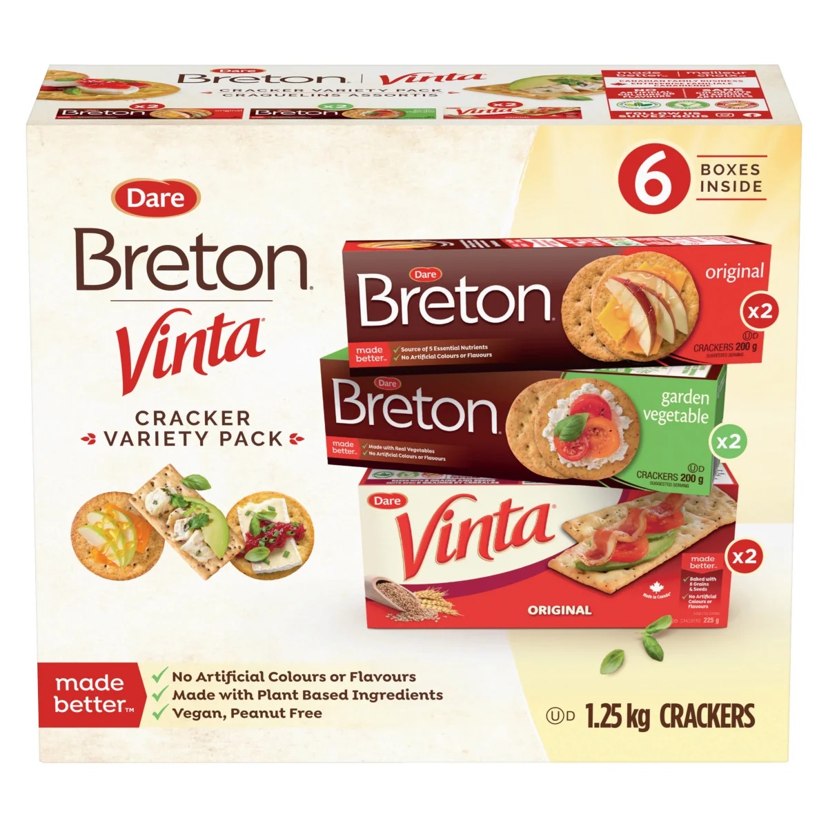 DARE VARIETY CRACKERS 6PK 1.25 KG