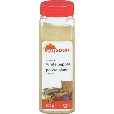 SUNSPUN WHITE PEPPER 600 GR