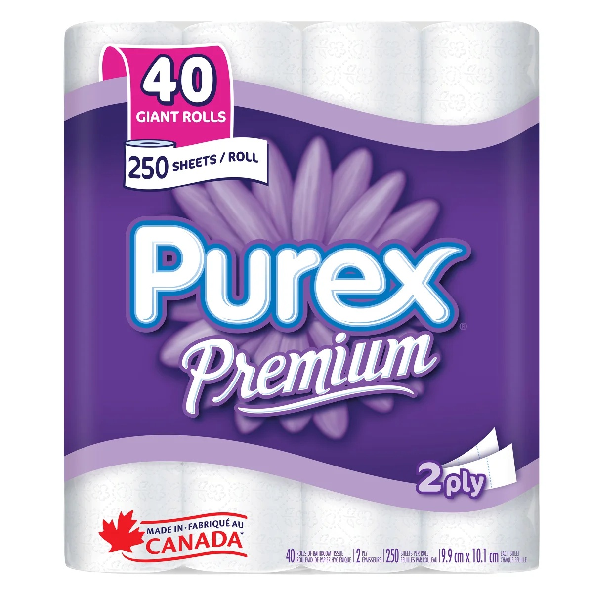PUREX TOILET TISSUE PAPER 40 X 250 SHTS