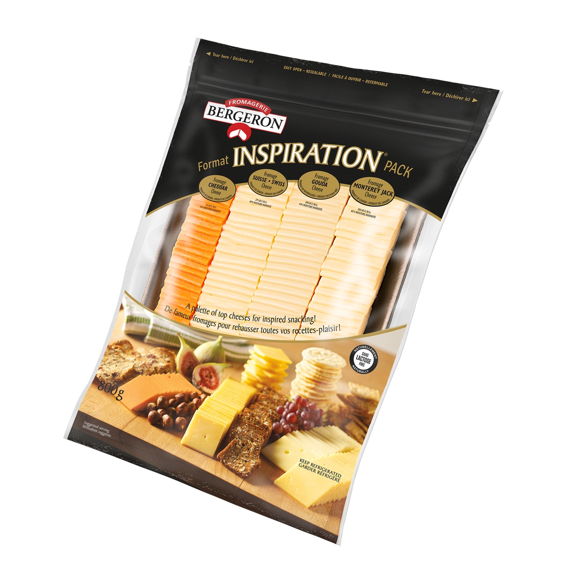 BERGERON CRACKER CUT CHEESE 800GR