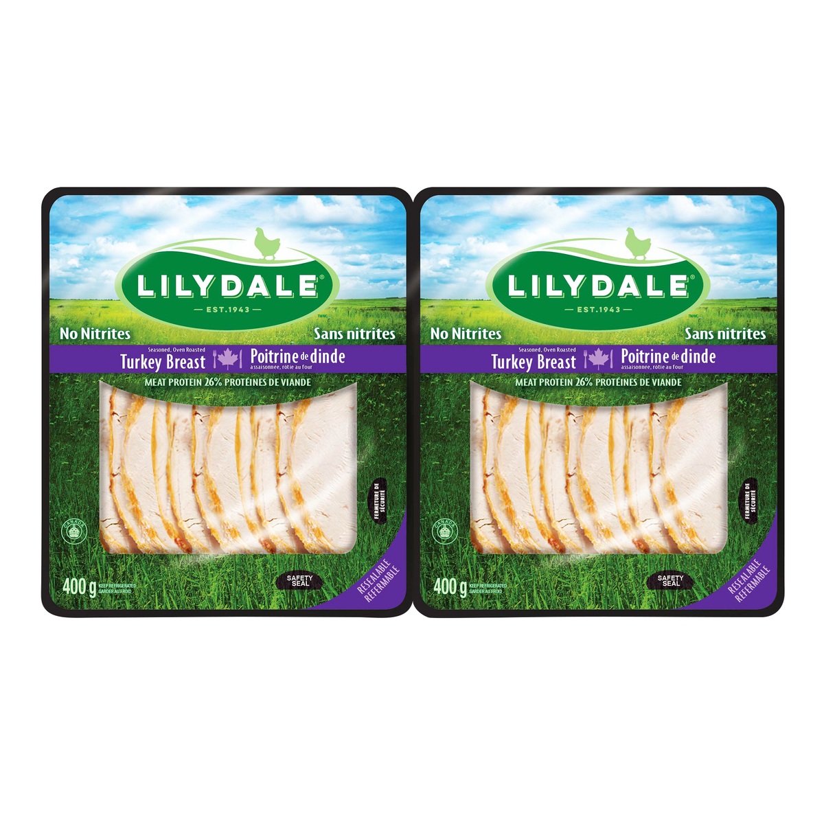 LILYDALE DELI TURKEY BREAST 2 X 400 GR