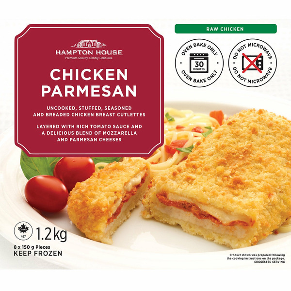 HAMPTON HOUSE PARMESAN CHICKEN 8 X 150 G