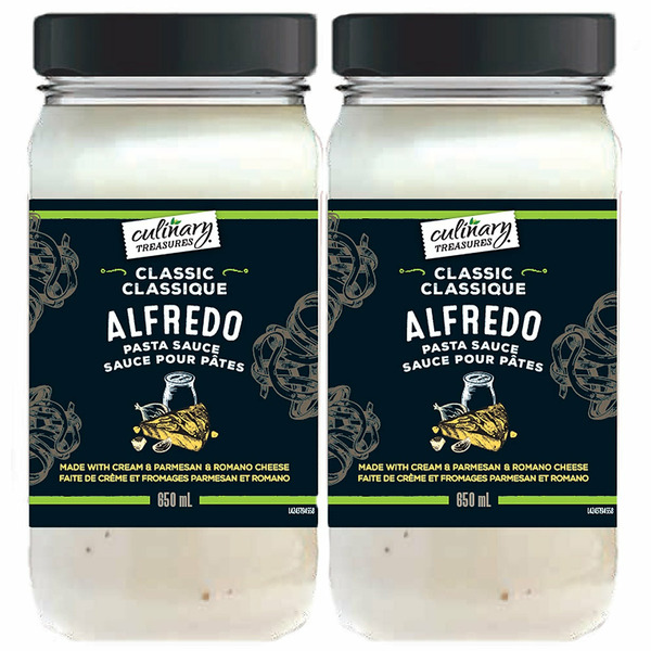 CULINARY TREASURES ALFREDO SAUCE 2 X 650ML