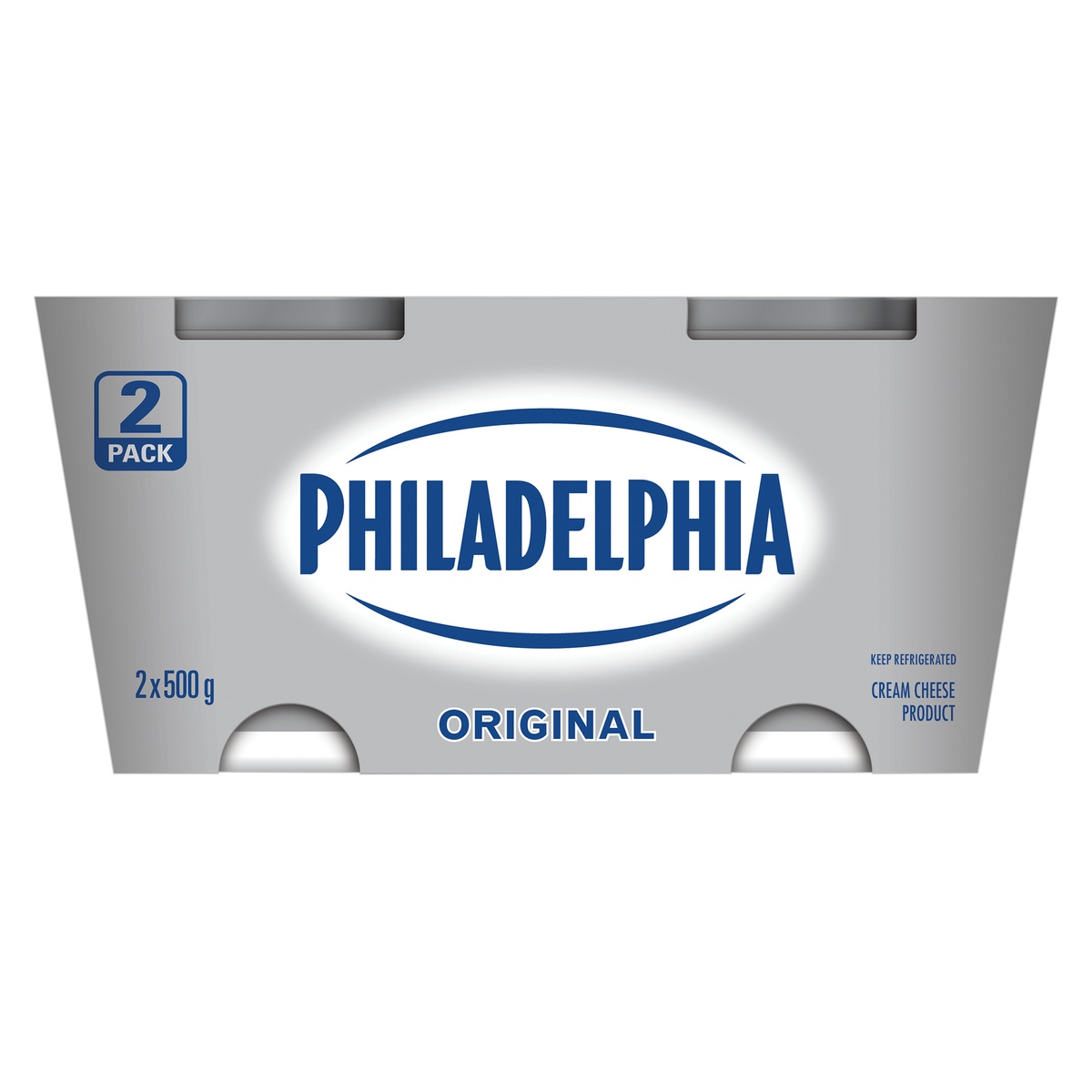 PHILADELPHIA SOFT SPREADABLE CREAM CHEESE 2 X 500G