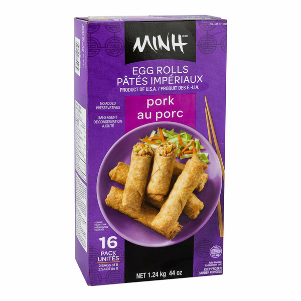 MINH PORK & VEG EGG ROLLS 1.24 KG