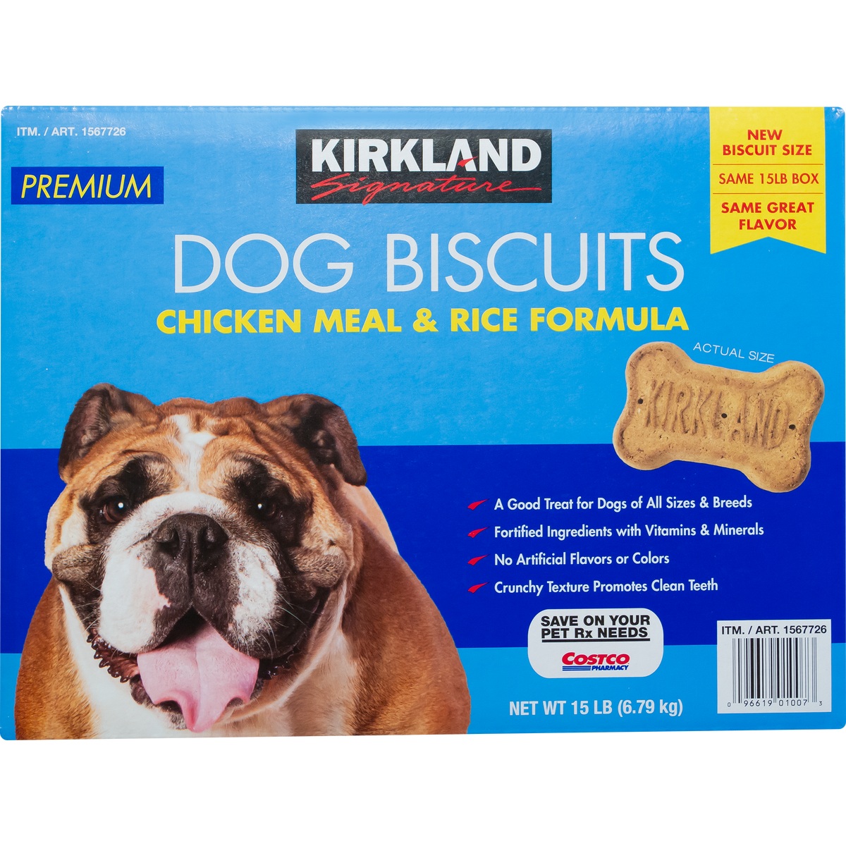 KIRKLAND DOG BISCUITS 6.79KG