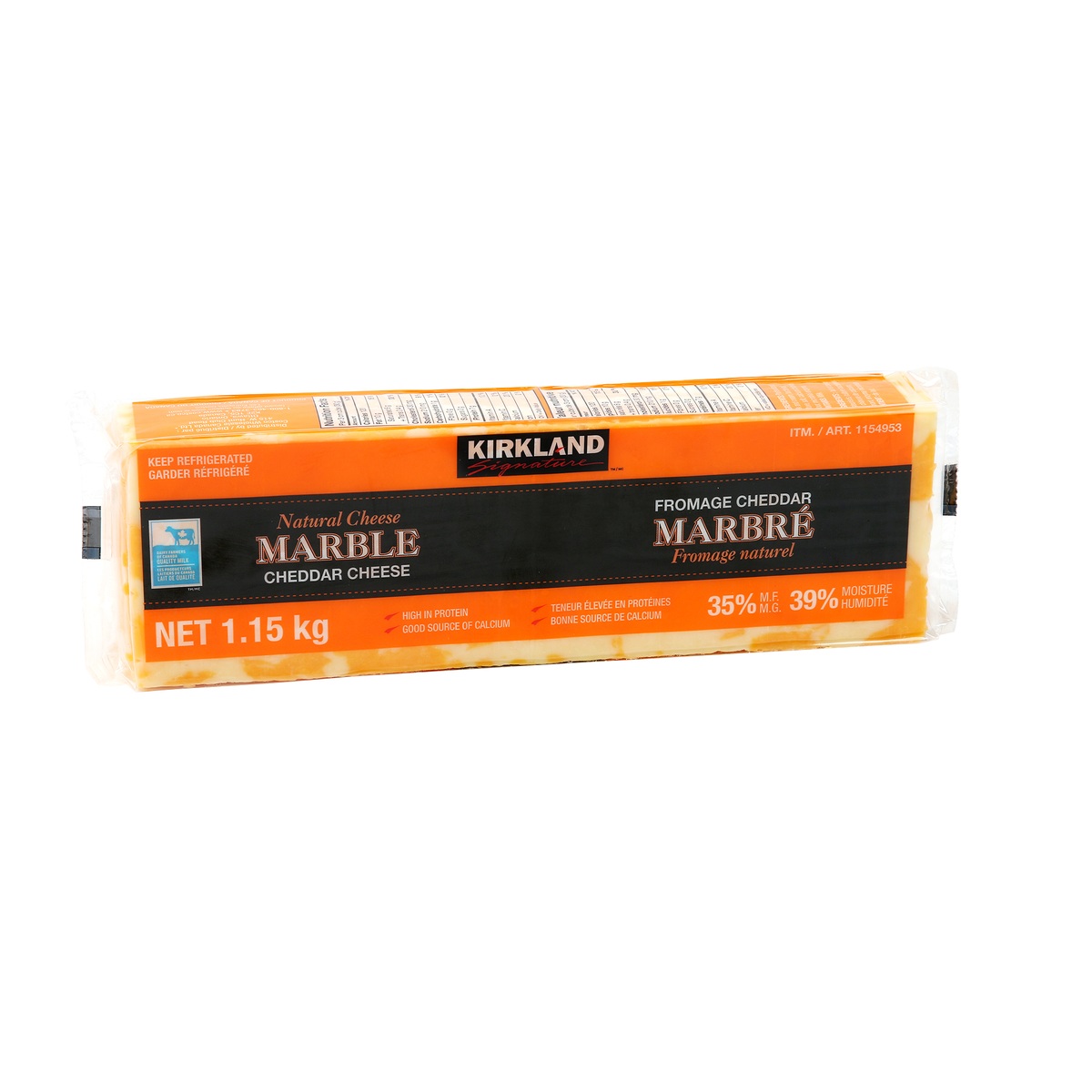 KIRKLAND MARBLE CHEESE BLOCK 1.15 KG