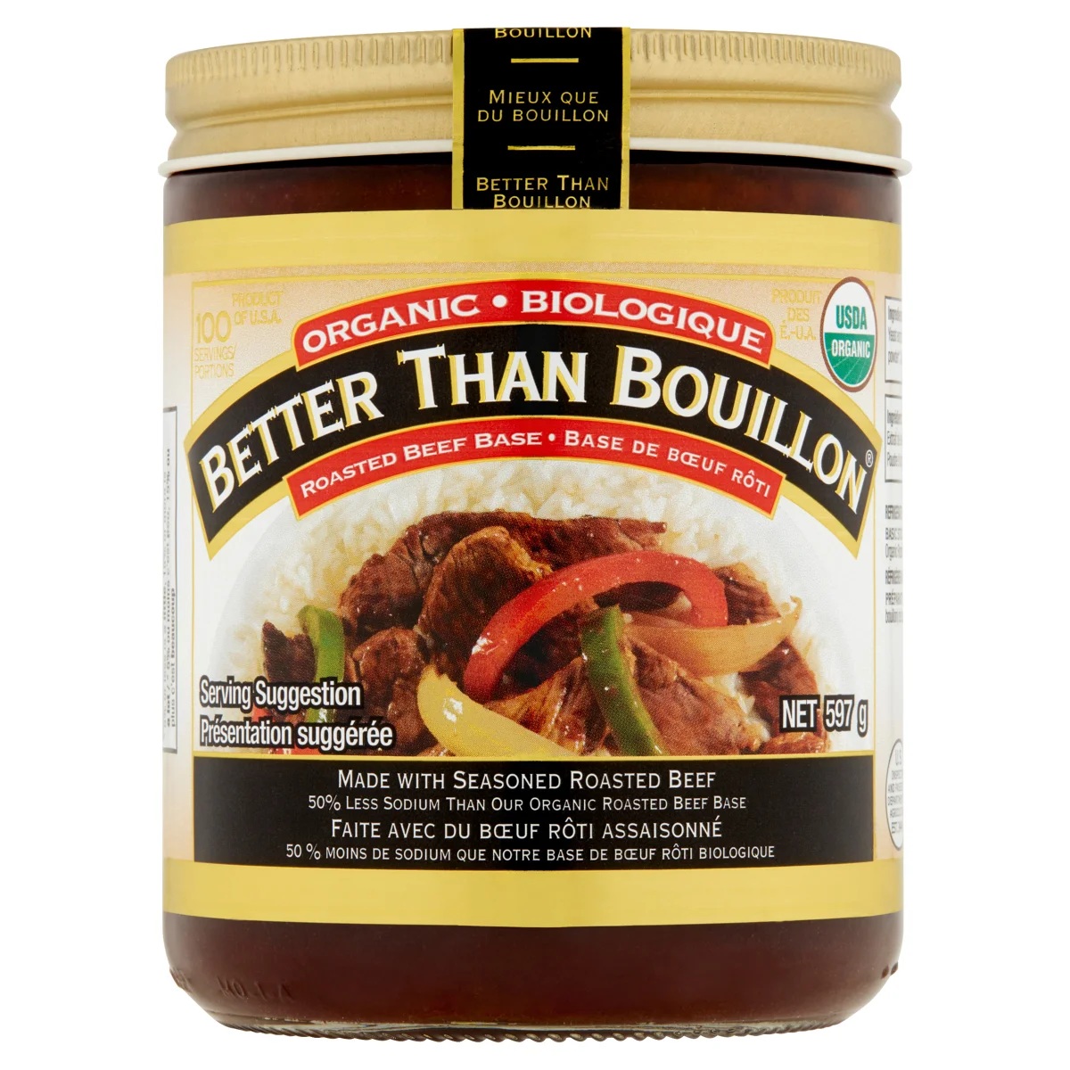 BETTER THAN BOUILLON BEEF SOUP BASE 597 GR