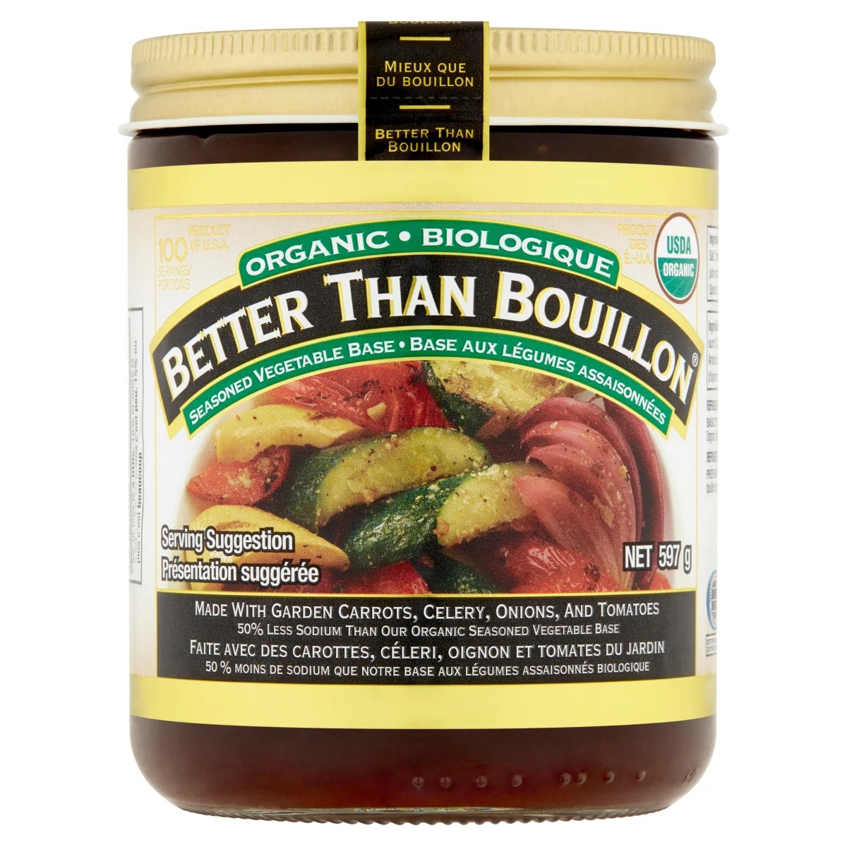 BETTER THAN BOUILLON VEGETABLE SOUP BASE 597 GR