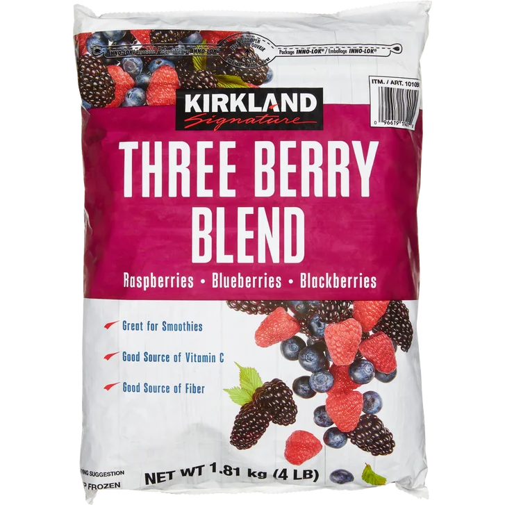 KIRKLAND SIGNATURE THREE BERRY BLEND FRUIT MIX 2.0 KG
