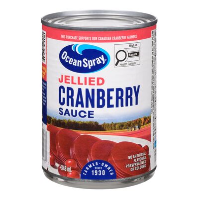 OCEAN SPRAY JELLIED CRANBERRY SAUCE 348 ML