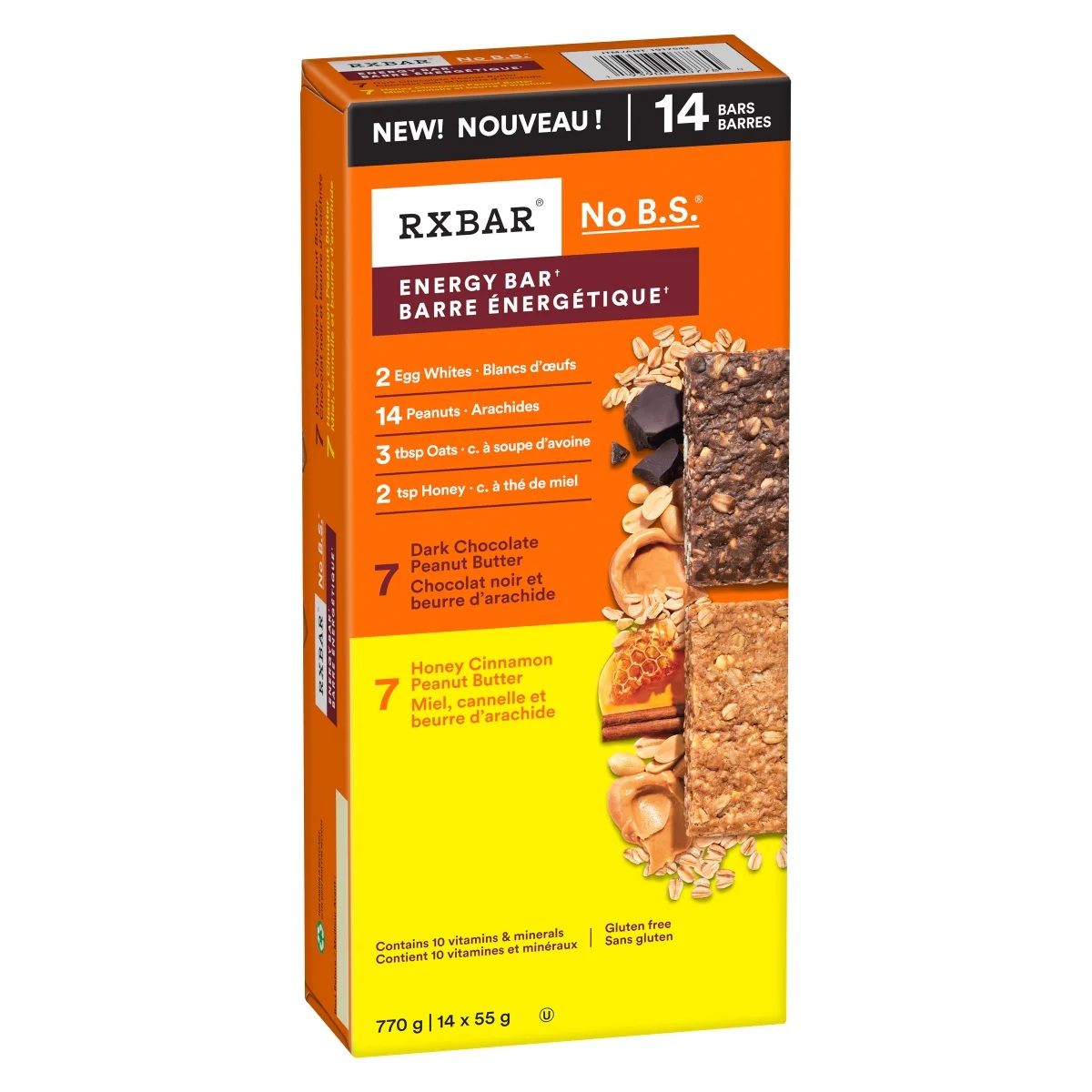 RXBAR ENERGY BAR VARIETY PACK 14 X 55GR