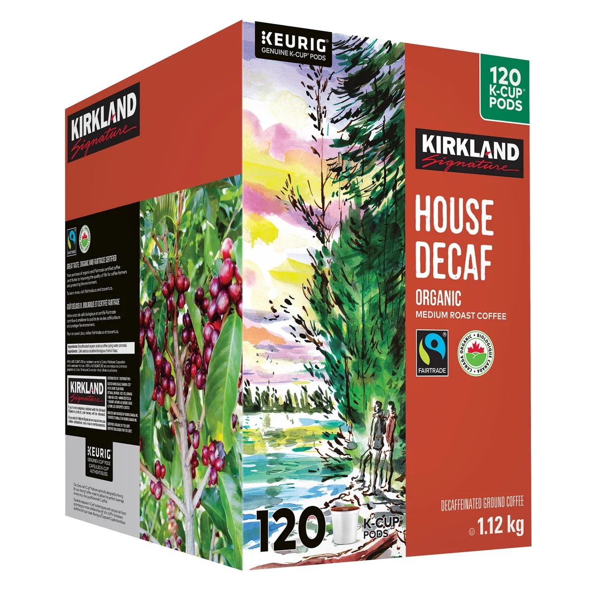 KIRKLAND DECAF COFFEE K-CUPS 120'S