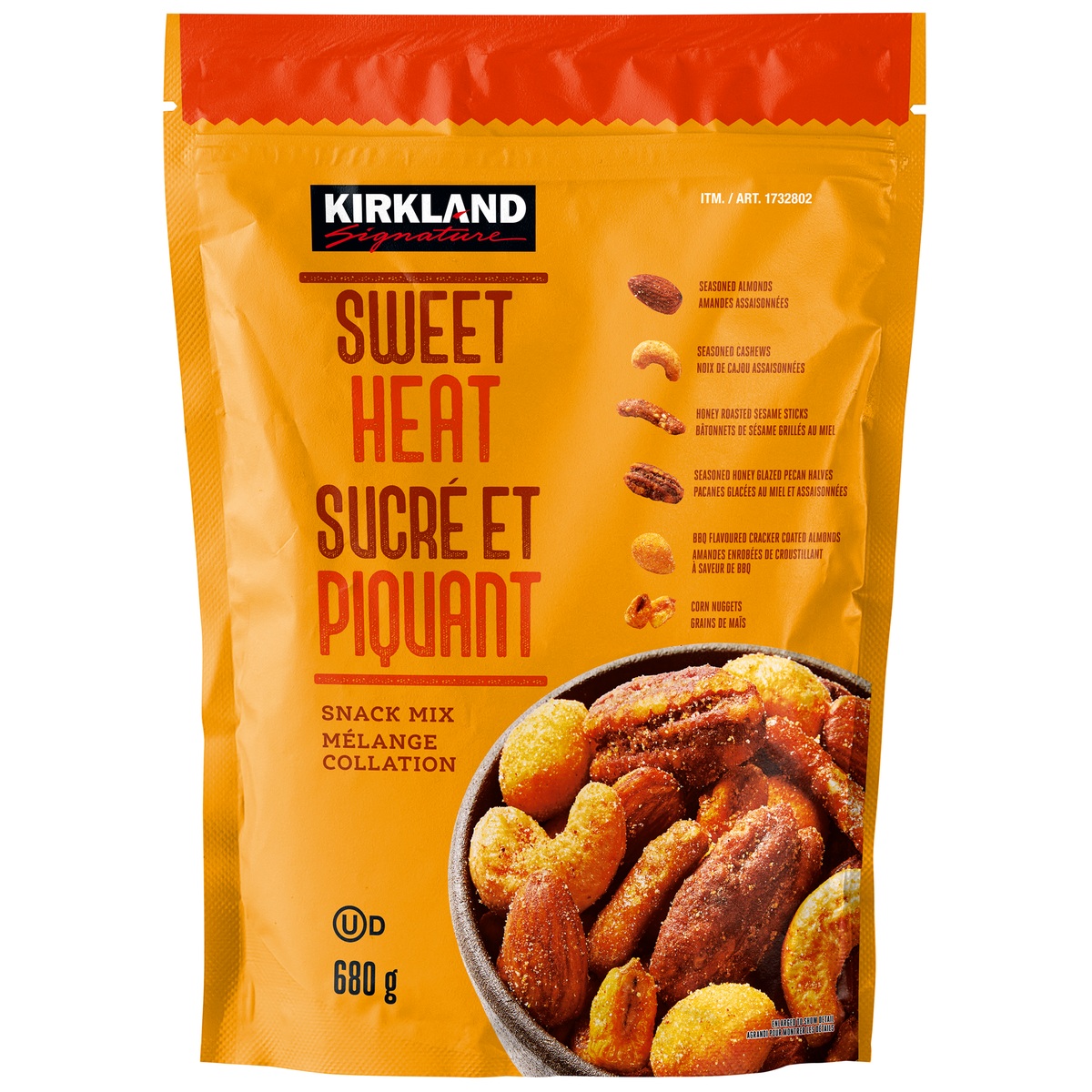 KIRKLAND SWEET HEAT MIXED NUTS 680G