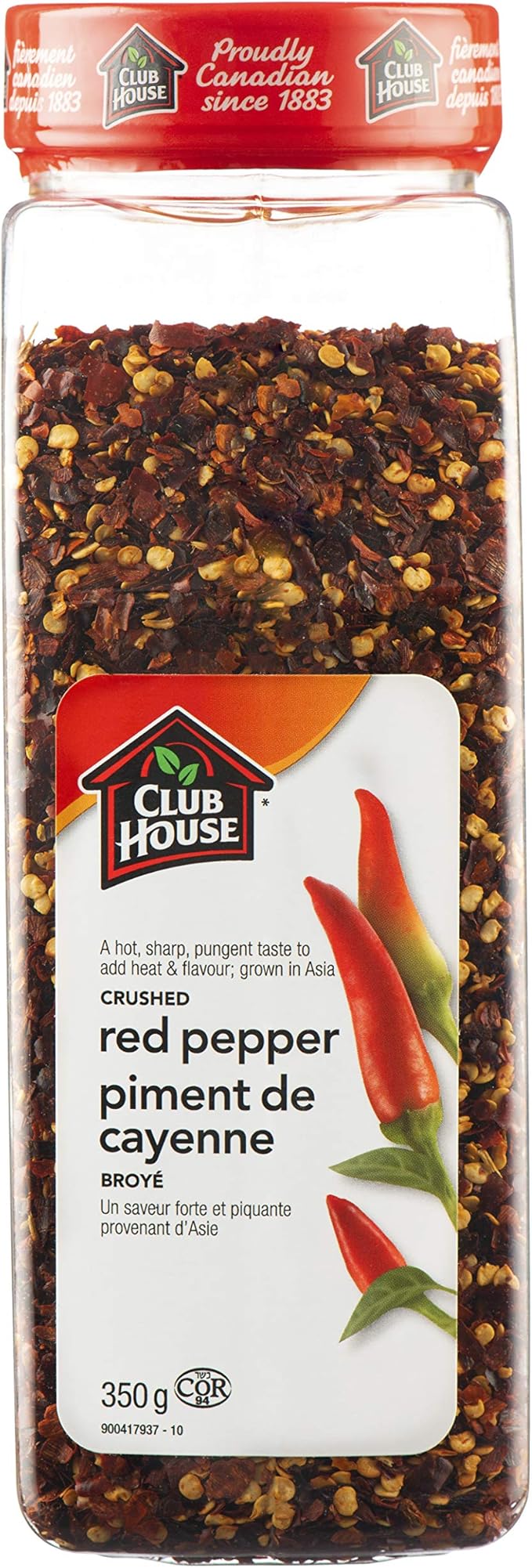 CLUBHOUSE CRUSHED RED CHILI PEPPERS 350 GR