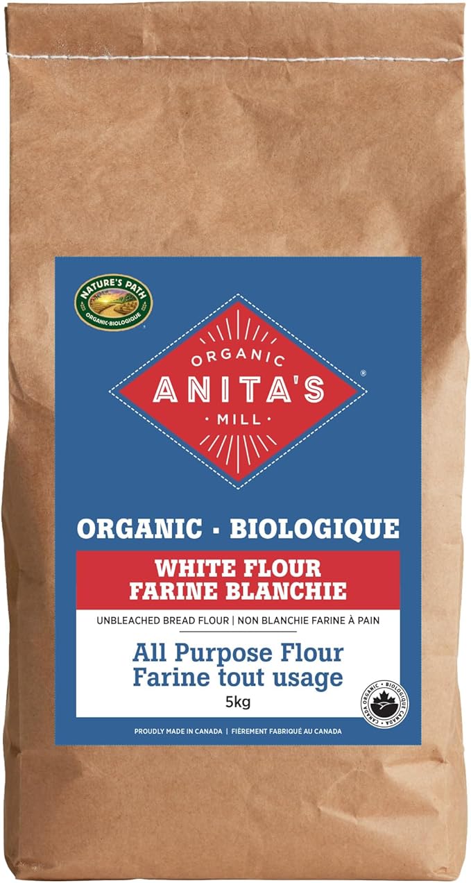 ANITA ORGANIC MILL HARD RED SPRING WHEAT UNBLCHD WHITE FLOUR 5 KG