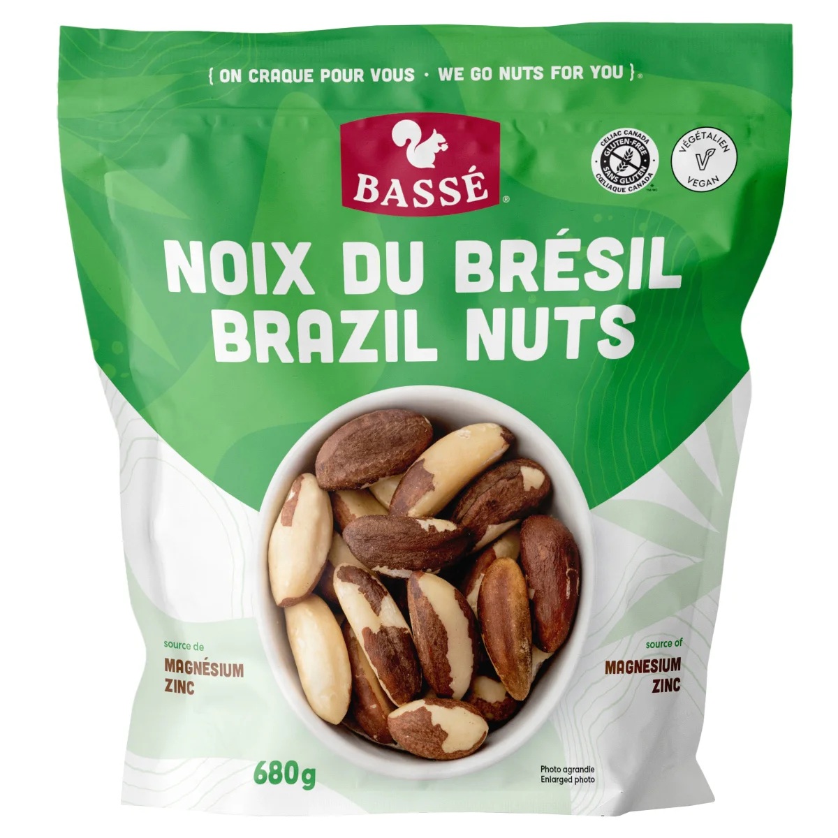 BASSE WHOLE BRAZIL NUTS 680 G