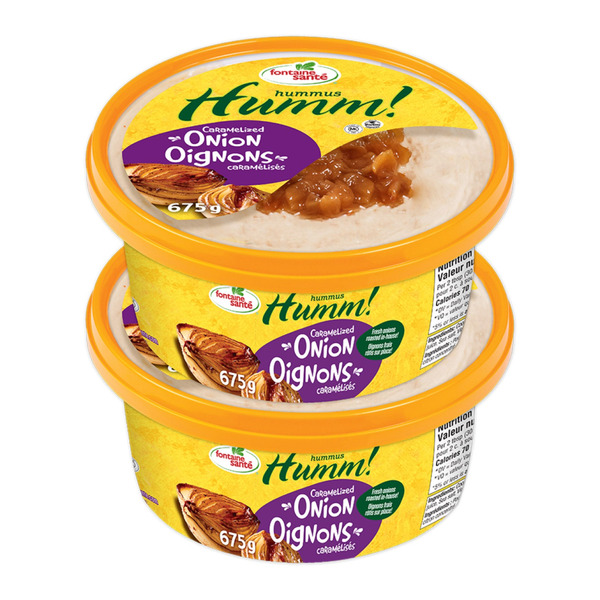 FONTAINE CARAMALIZED ONION HUMMUS 2 X 675G