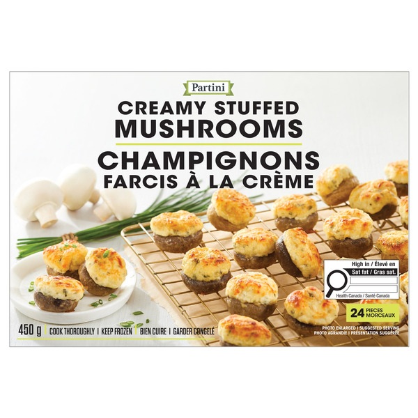 PARTINI CREAMY STUFFED MUSHROOMS 450G