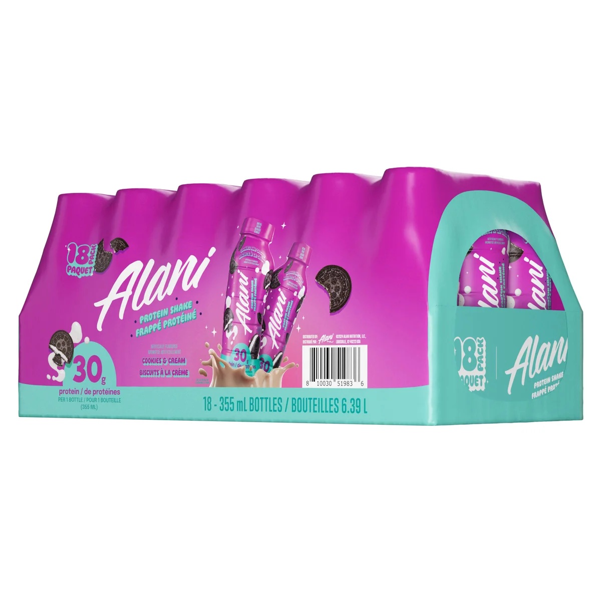 ALANI DRINK PROTEIN COOKIES N' CREAM 18 X 355 ML