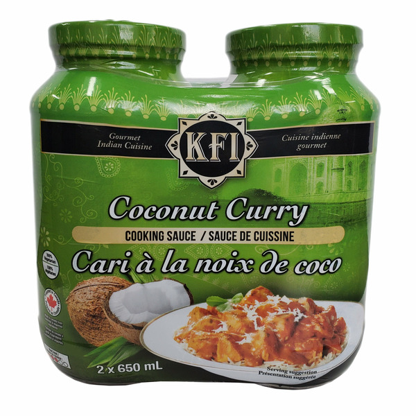 KFI COCONUT CURRY SAUCE 2 X 650 ML