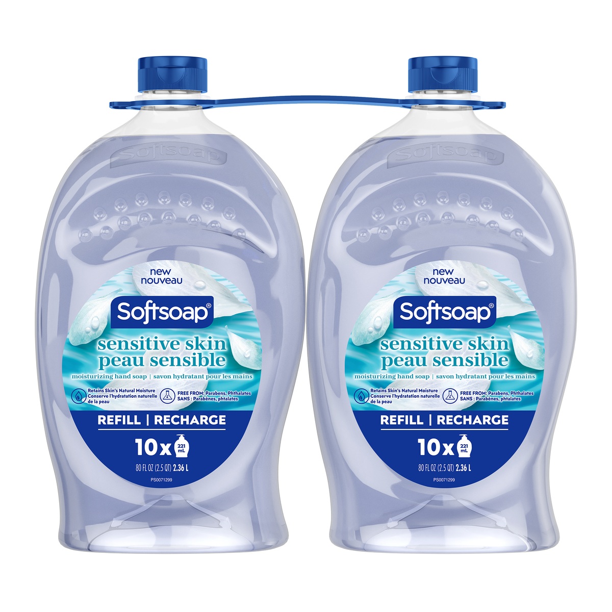 SOFTSOAP SENSITIVE SKIN HANDSOAP 2 X 2.36 L