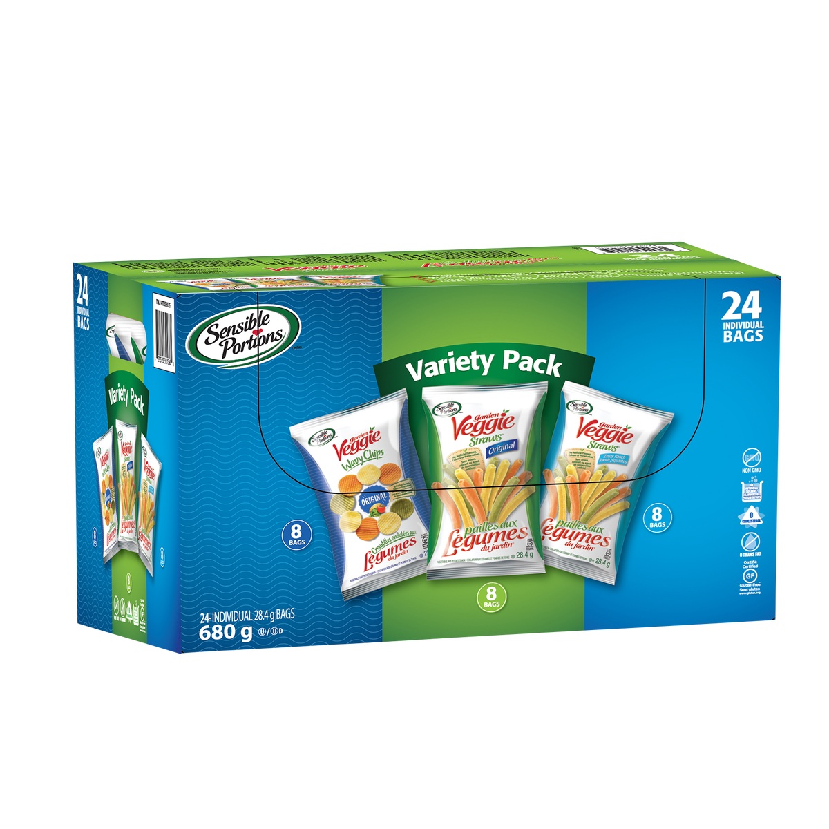 GARDEN VEGGIE VEGETABLE STRAWS 24 X 28G