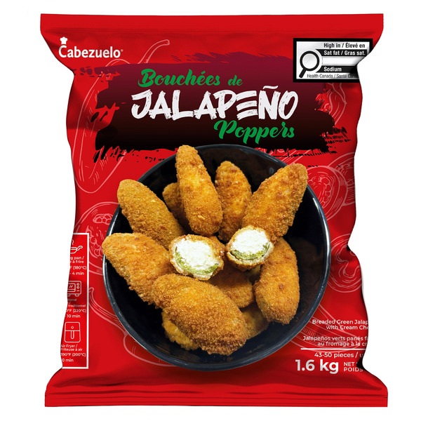 CABEZUELO JALAPENO POPPERS 1.6 KG