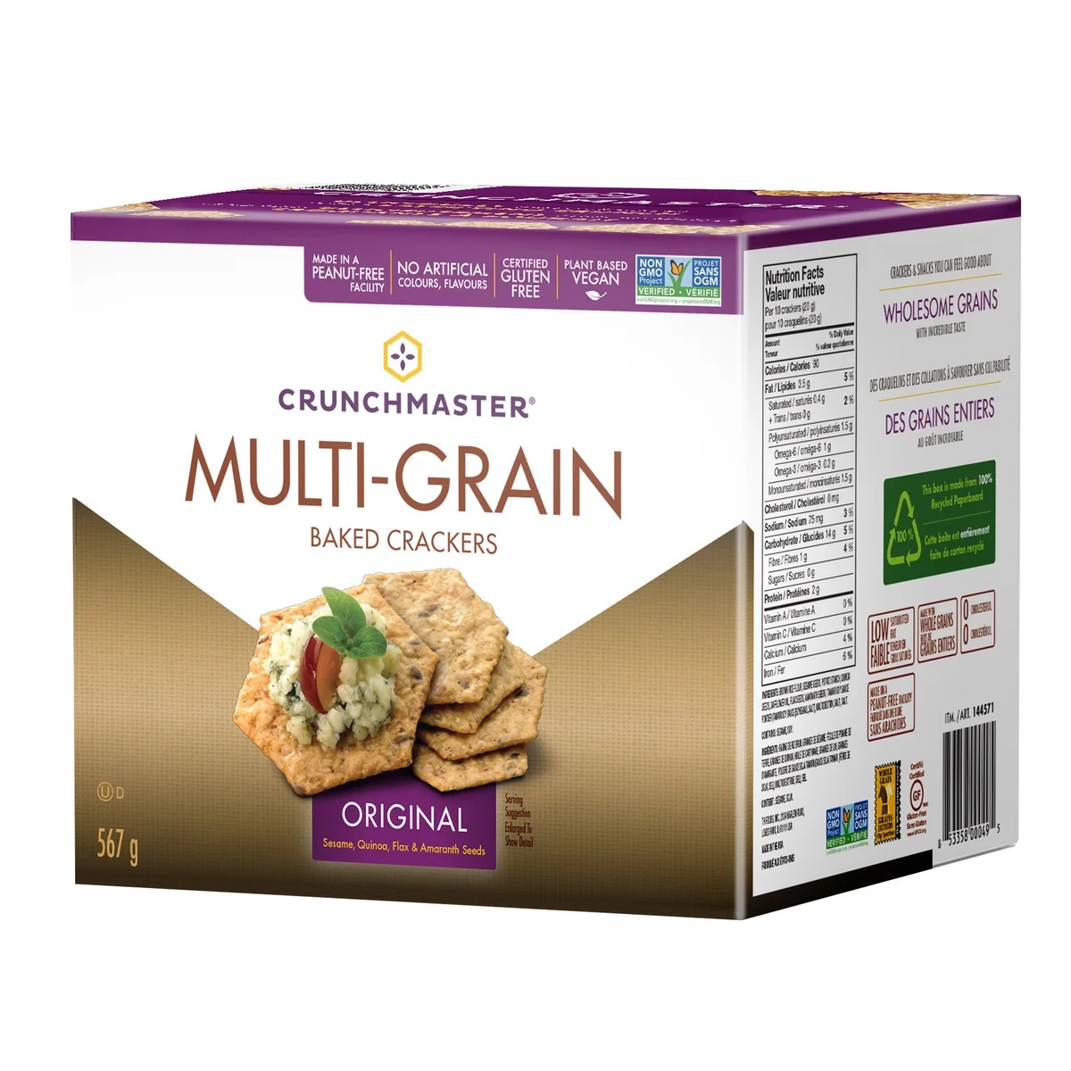 CRUNCHMASTER MULTIGRAIN CRACKERS 567 GR