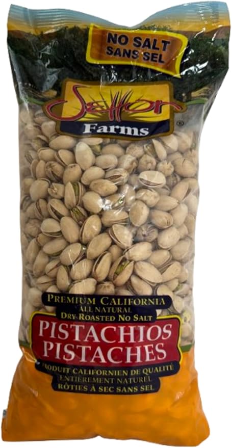 KIRKLAND ROASTED UNSALTED PISTACHIOS 1.36 KG