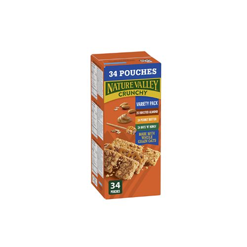 NATURE VALLEY VARIETY CRUNCHY BARS 68'S