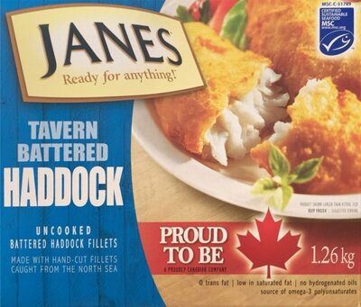 JANE'S BATTERED HADDOCK 1.26 KG
