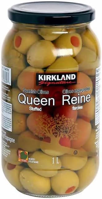 KIRKLAND STUFFED QUEEN OLIVES 1 L