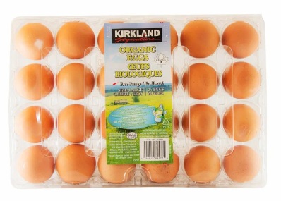 KIRKLAND ORGANIC LARGE EGGS 24 CT