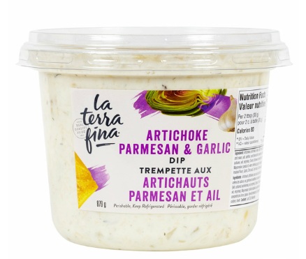LA TERRA FINA GARLIC PARMESAN ARTICHOKE DIP 879 G