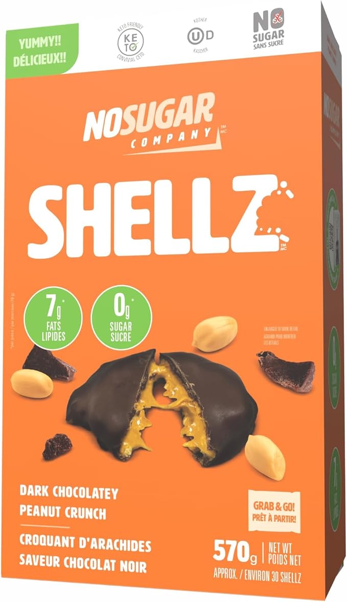 NO SUGAR COMPANY KETO PEANUT CRUNCH SHELLZ 475 GR