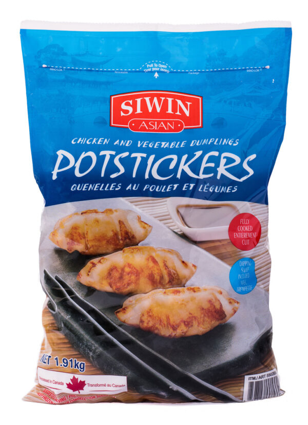 SIWIN CHICKEN AND VEGETABLE POTSTICKERS 1.91 KG