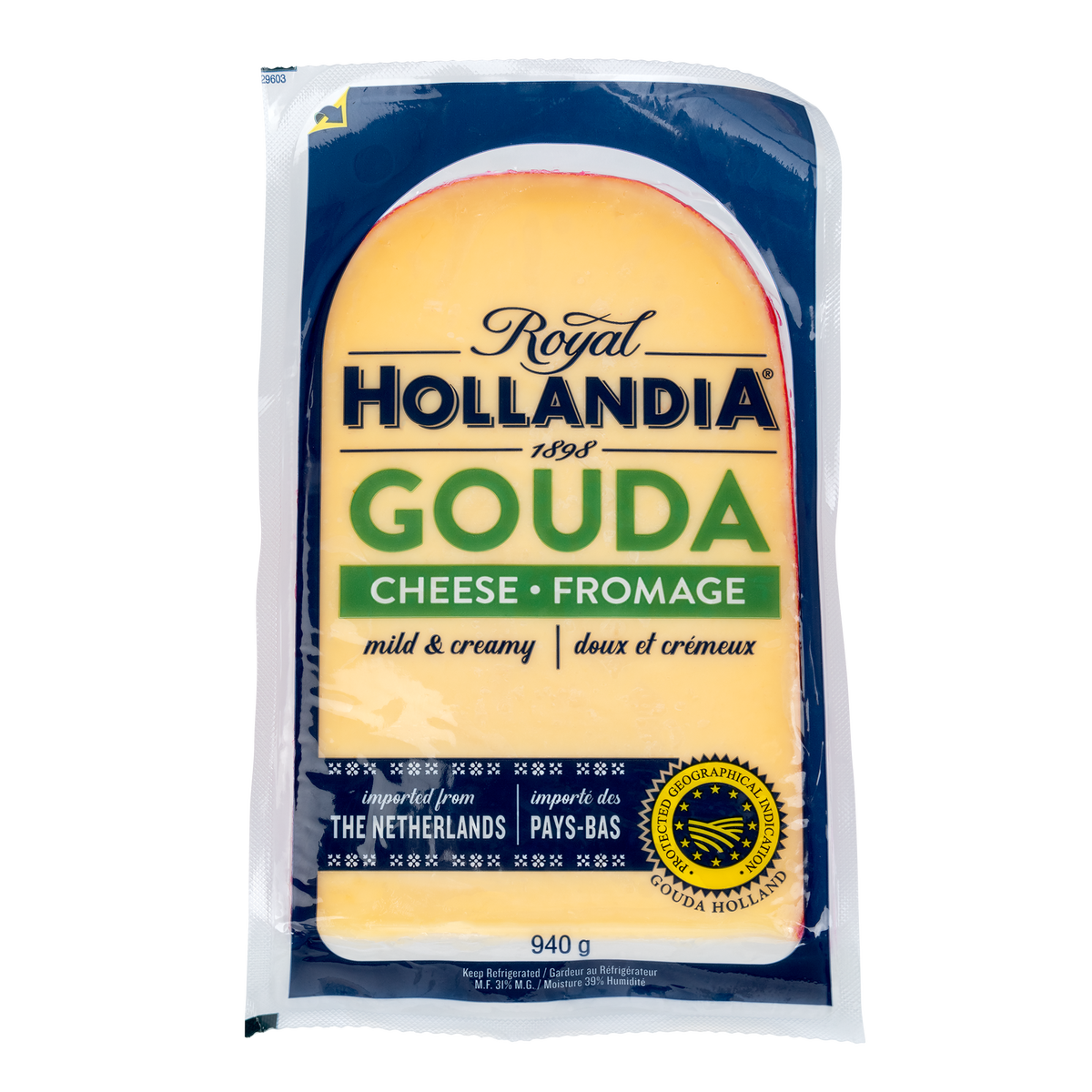 ROYAL HOLLANDIA MILD GOUDA CHEESE 940 GR