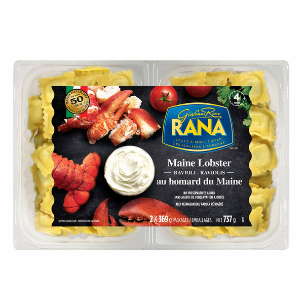 GIOVANNI RANA'S LOBSTER RAVIOLI 2 X 369 GR
