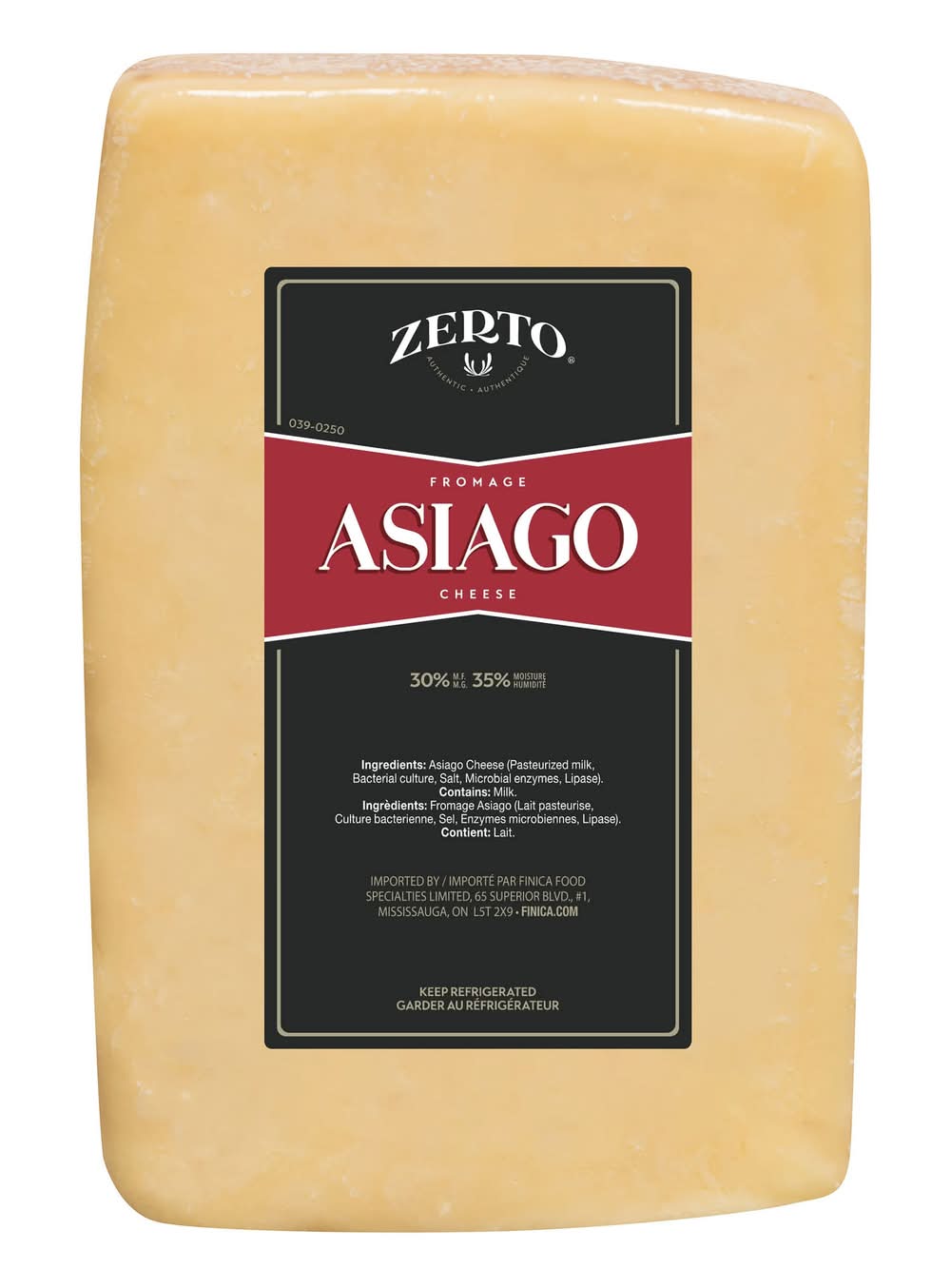 ZERTO ASIAGO CHEESE 750 GR