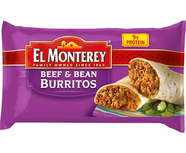 EL MONTEREY JACK BEEF BURRITO 14 X 128 GR