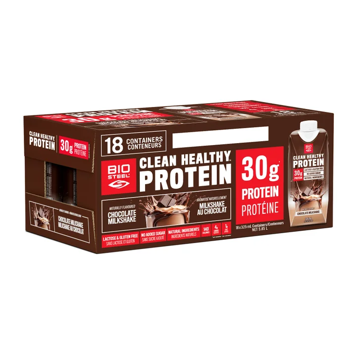 BIOSTEEL CHOCOLATE PROTEIN SHAKE 18 X 325ML
